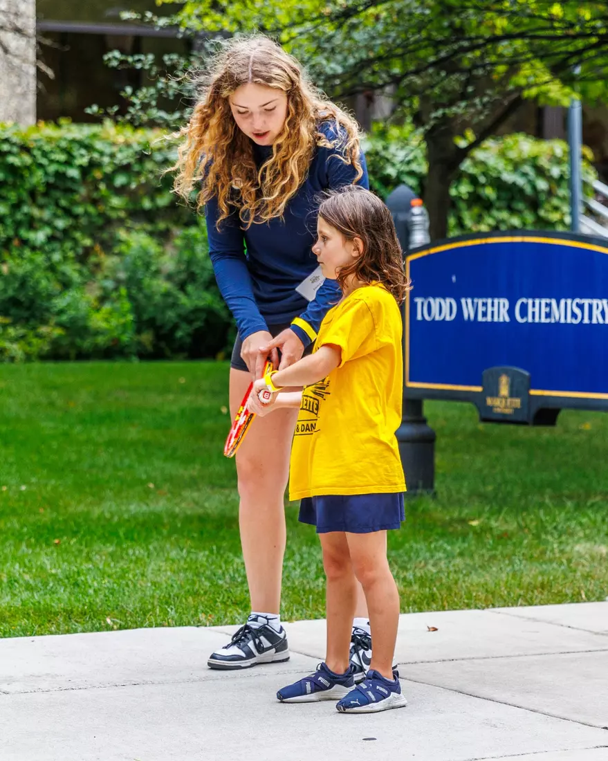 Marquette Athletics Block Party is held in the Central Mall on the campus of Marquette University on Wednesday, August 28, 2024 in Milwaukee, Wisconsin.