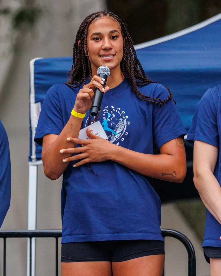 Marquette Athletics Block Party is held in the Central Mall on the campus of Marquette University on Wednesday, August 28, 2024 in Milwaukee, Wisconsin.