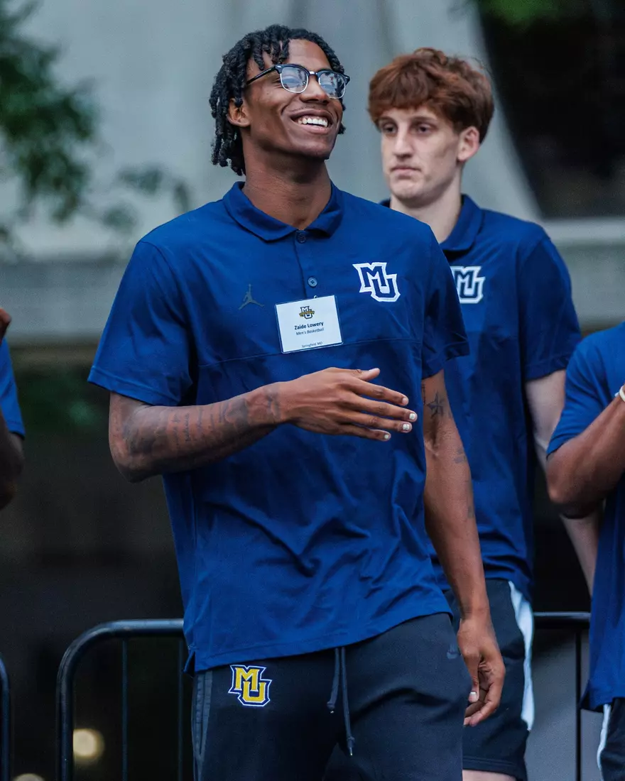 Marquette Athletics Block Party is held in the Central Mall on the campus of Marquette University on Wednesday, August 28, 2024 in Milwaukee, Wisconsin.