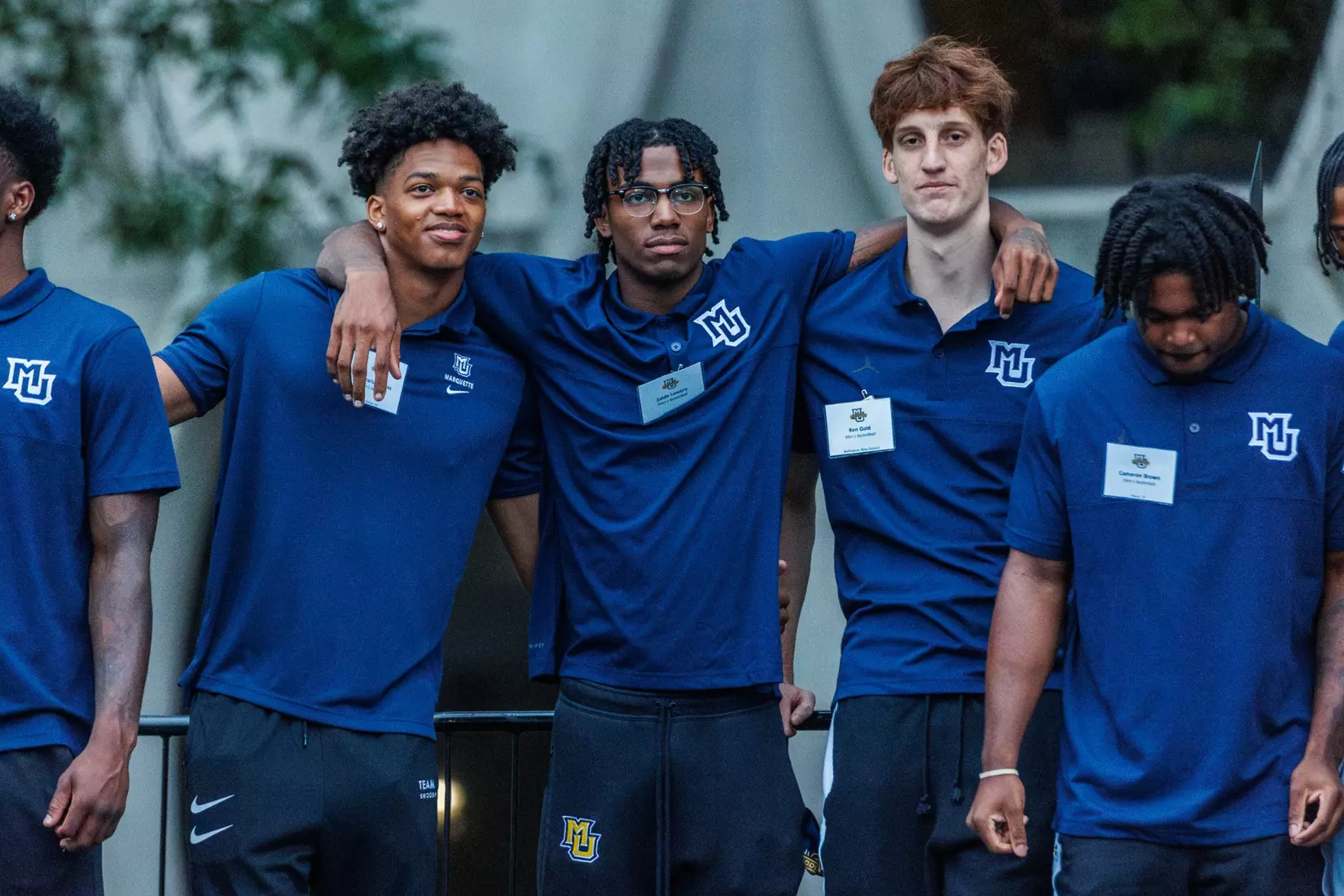 Marquette Athletics Block Party is held in the Central Mall on the campus of Marquette University on Wednesday, August 28, 2024 in Milwaukee, Wisconsin.