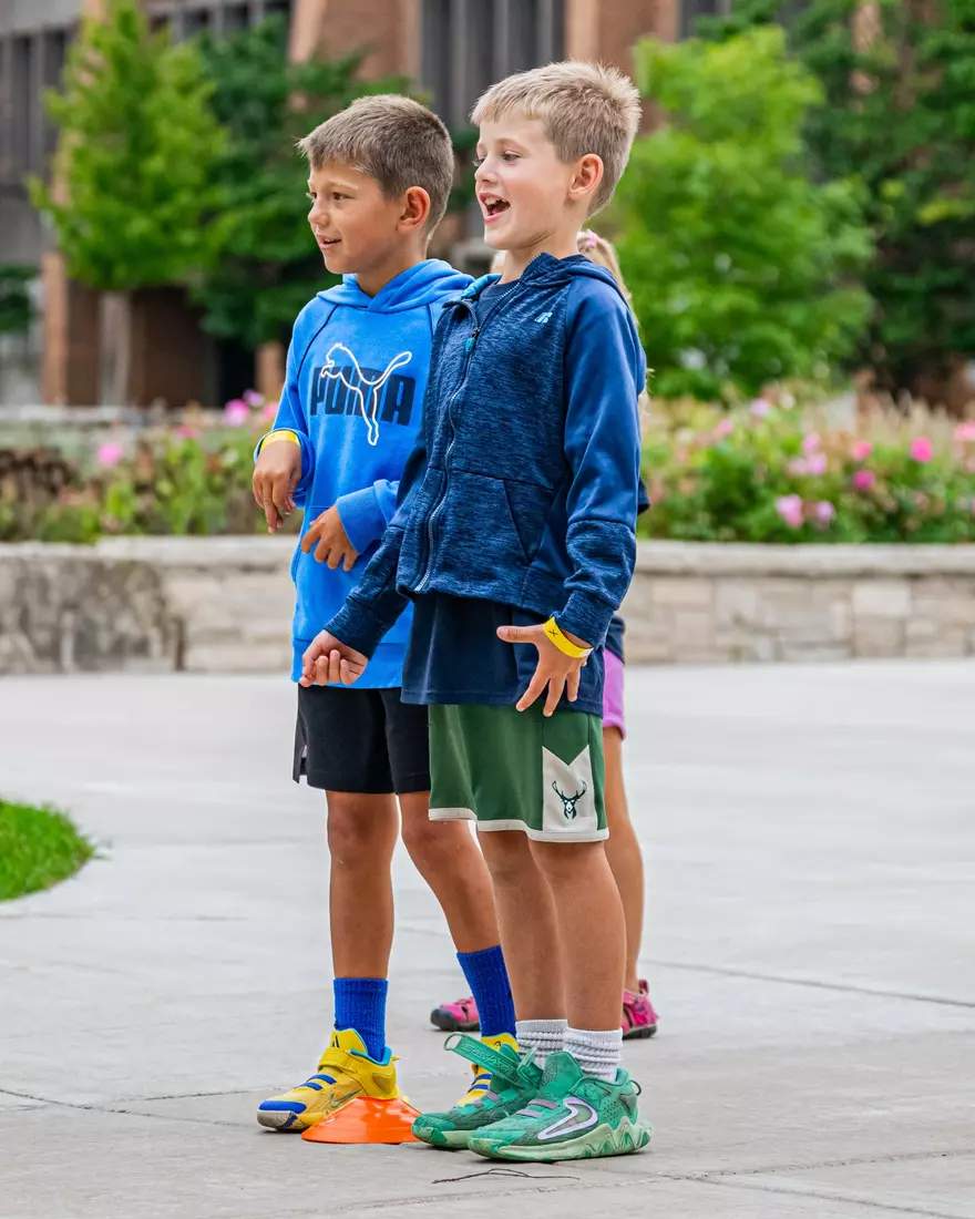 Marquette Athletics Block Party held on Augsut 28th, 2024 in the central mall at Marquette Univeristy in Milwaukee, WI.