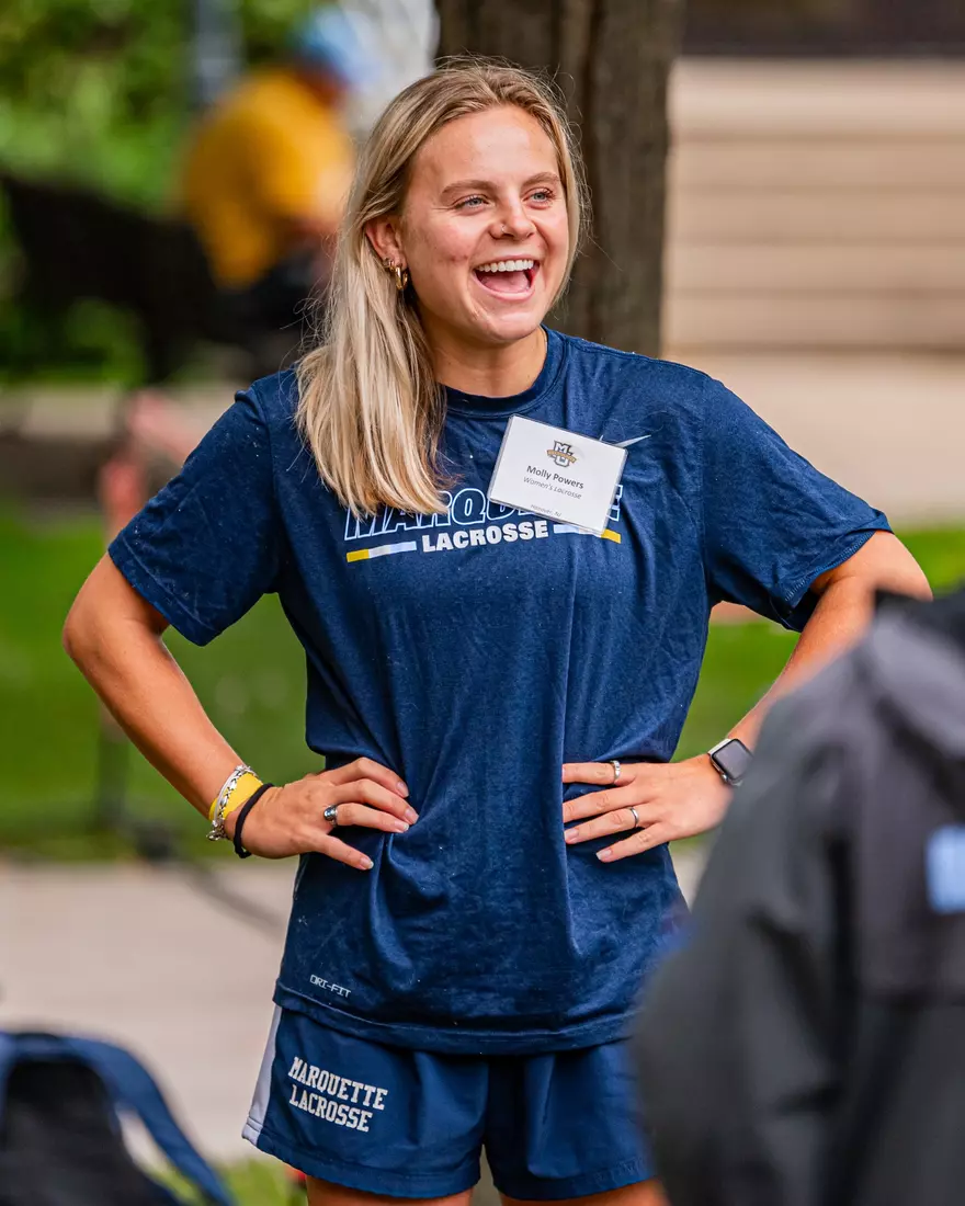 Marquette Athletics Block Party held on Augsut 28th, 2024 in the central mall at Marquette Univeristy in Milwaukee, WI.