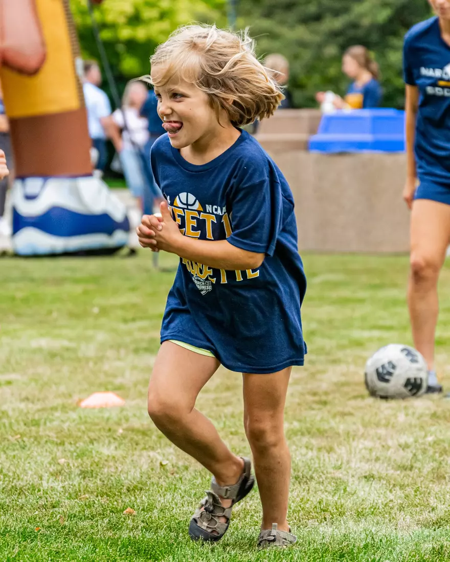 Marquette Athletics Block Party held on Augsut 28th, 2024 in the central mall at Marquette Univeristy in Milwaukee, WI.