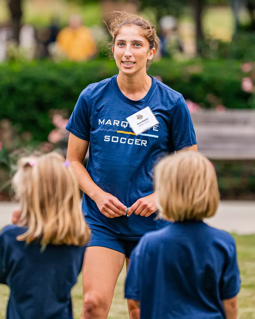 Marquette Athletics Block Party held on Augsut 28th, 2024 in the central mall at Marquette Univeristy in Milwaukee, WI.