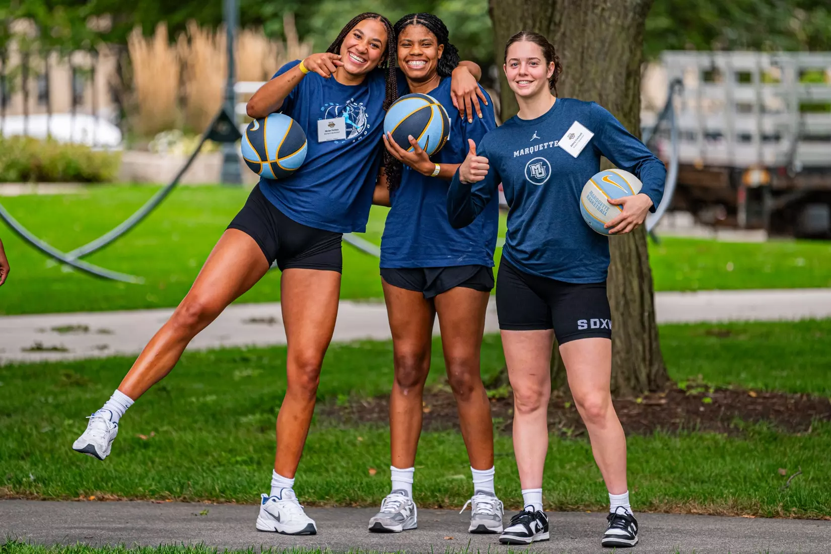 Marquette Athletics Block Party held on Augsut 28th, 2024 in the central mall at Marquette Univeristy in Milwaukee, WI.