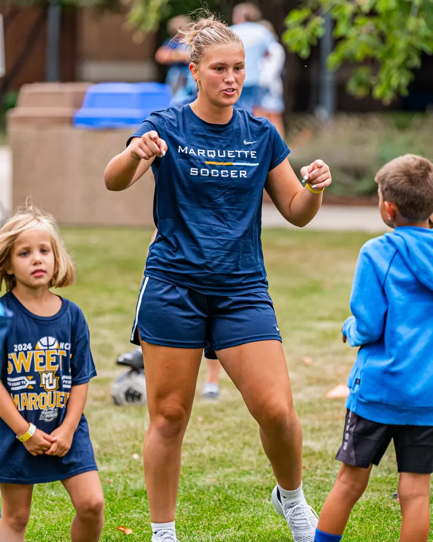 Marquette Athletics Block Party held on Augsut 28th, 2024 in the central mall at Marquette Univeristy in Milwaukee, WI.