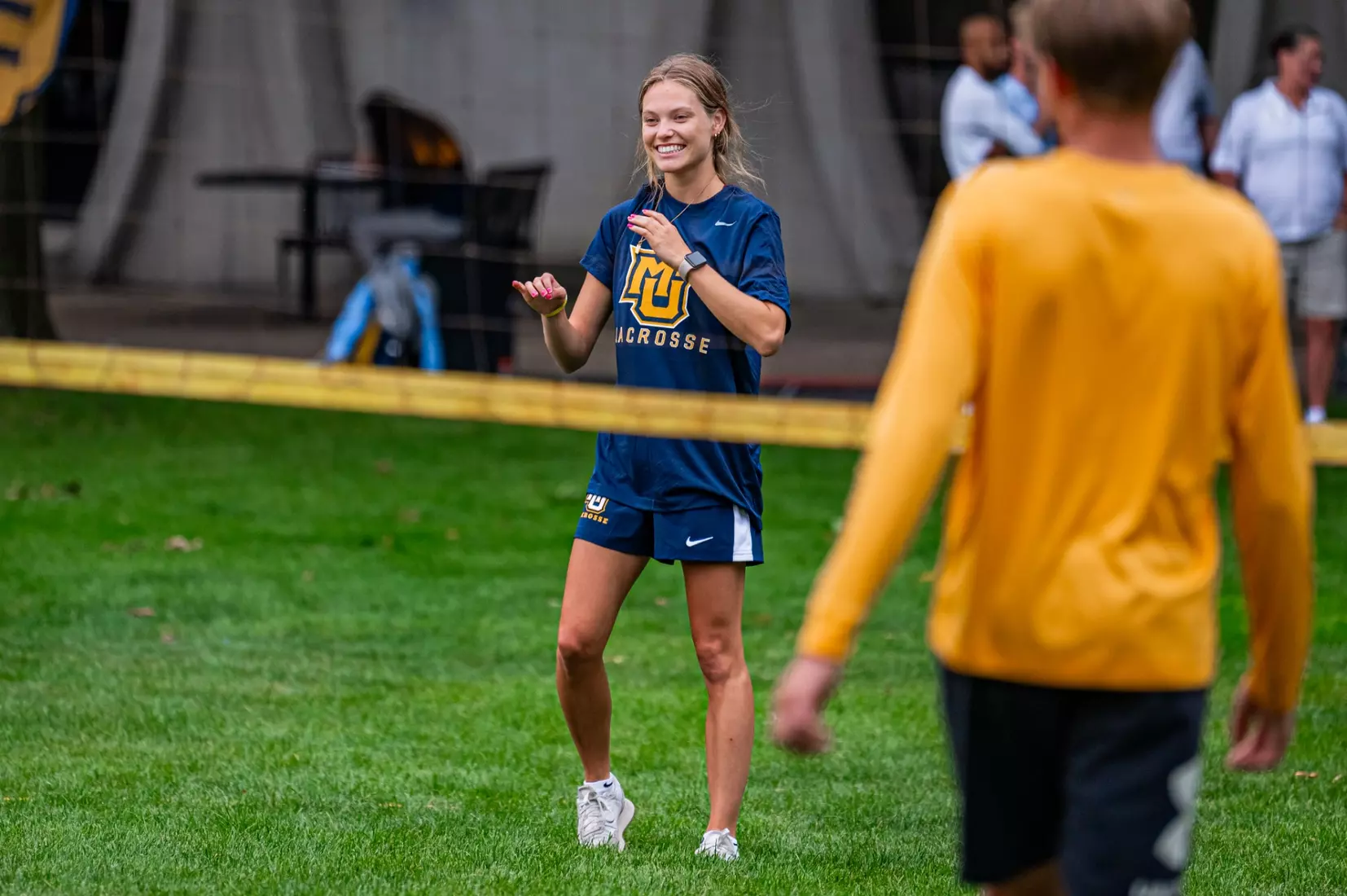 Marquette Athletics Block Party held on Augsut 28th, 2024 in the central mall at Marquette Univeristy in Milwaukee, WI.