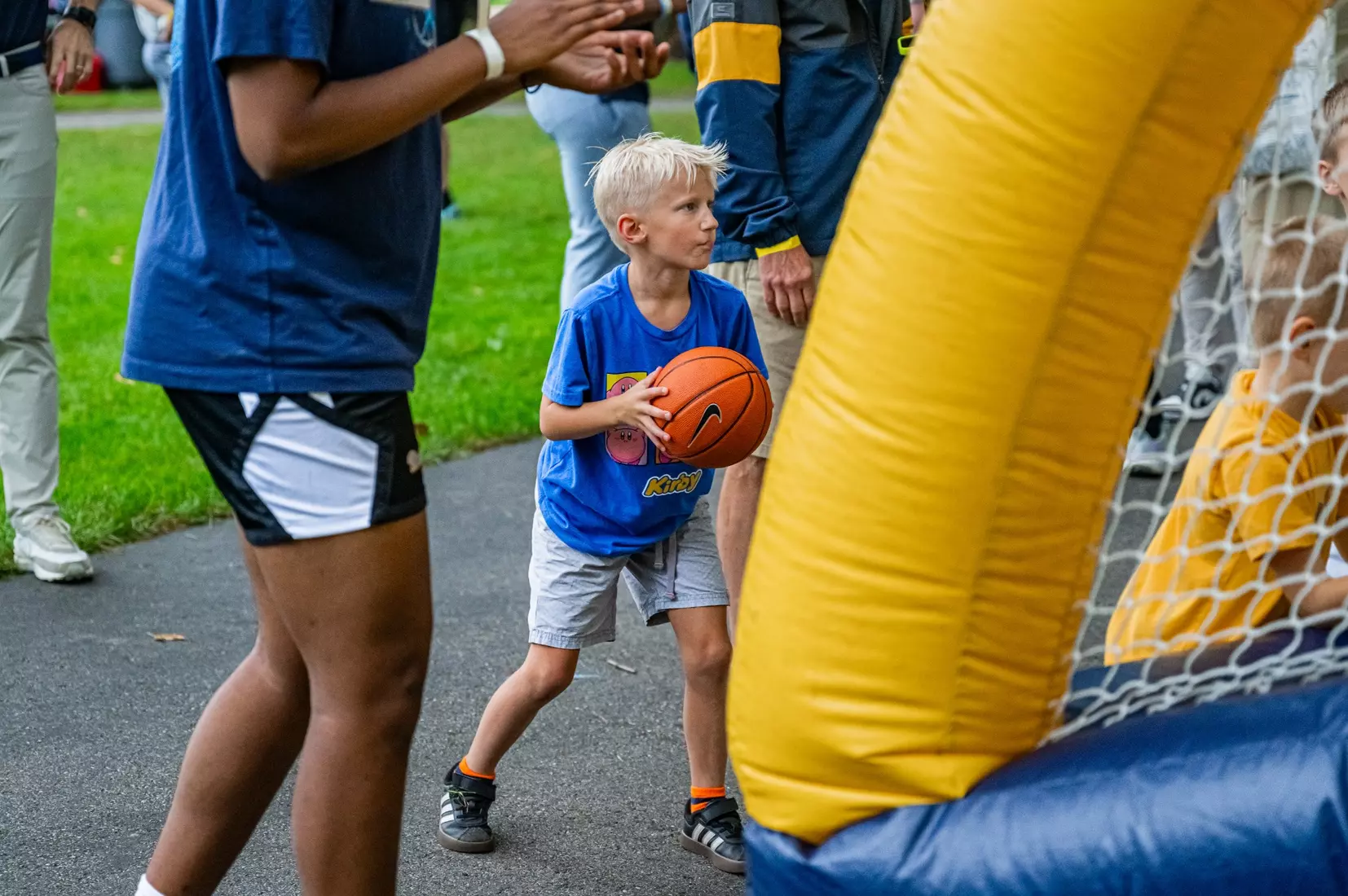 Marquette Athletics Block Party held on Augsut 28th, 2024 in the central mall at Marquette Univeristy in Milwaukee, WI.