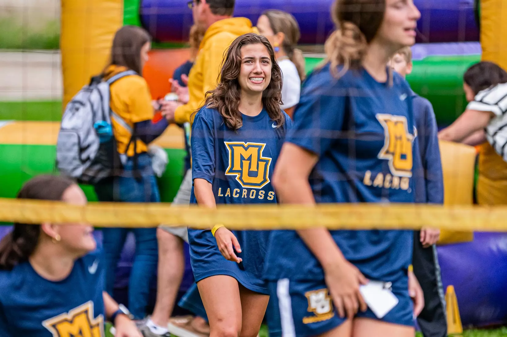 Marquette Athletics Block Party held on Augsut 28th, 2024 in the central mall at Marquette Univeristy in Milwaukee, WI.