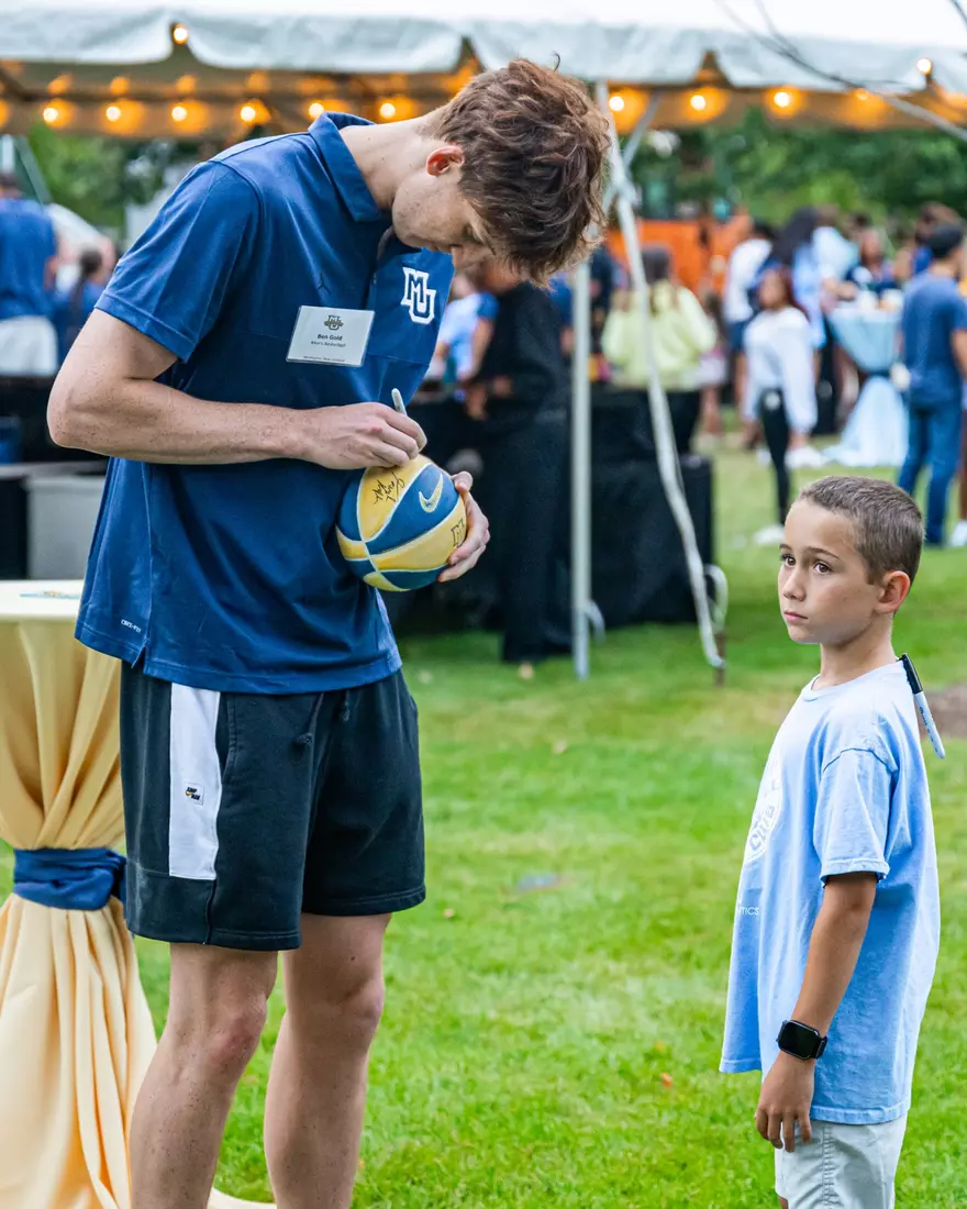 Marquette Athletics Block Party held on Augsut 28th, 2024 in the central mall at Marquette Univeristy in Milwaukee, WI.