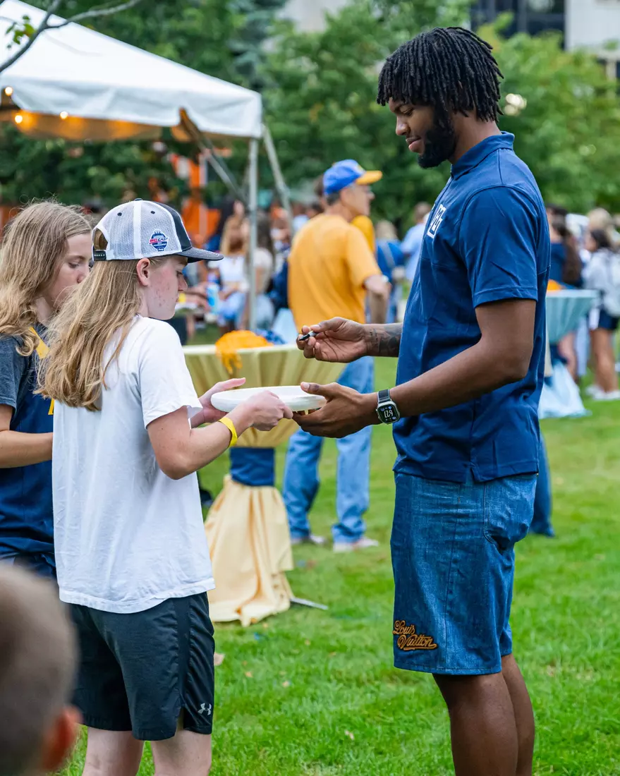 Marquette Athletics Block Party held on Augsut 28th, 2024 in the central mall at Marquette Univeristy in Milwaukee, WI.