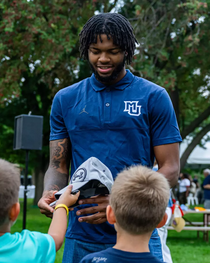 Marquette Athletics Block Party held on Augsut 28th, 2024 in the central mall at Marquette Univeristy in Milwaukee, WI.