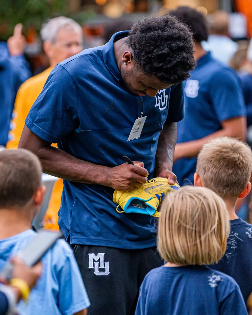 Marquette Athletics Block Party held on Augsut 28th, 2024 in the central mall at Marquette Univeristy in Milwaukee, WI.