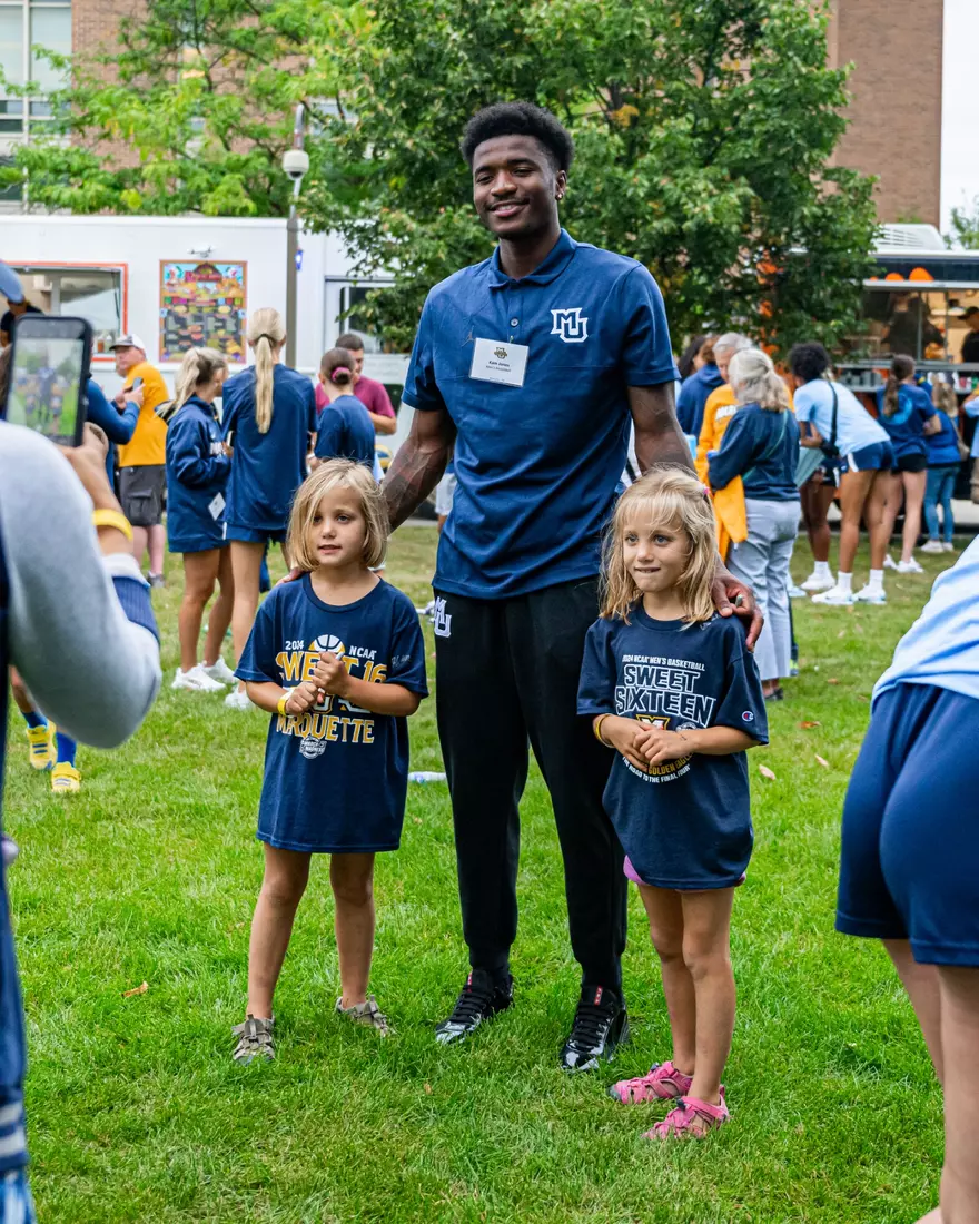Marquette Athletics Block Party held on Augsut 28th, 2024 in the central mall at Marquette Univeristy in Milwaukee, WI.