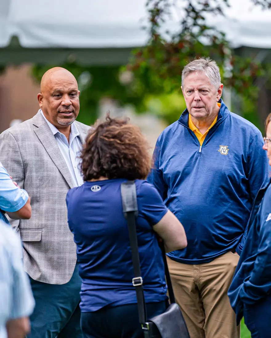 Marquette Athletics Block Party held on Augsut 28th, 2024 in the central mall at Marquette Univeristy in Milwaukee, WI.