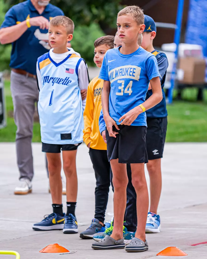 Marquette Athletics Block Party held on Augsut 28th, 2024 in the central mall at Marquette Univeristy in Milwaukee, WI.
