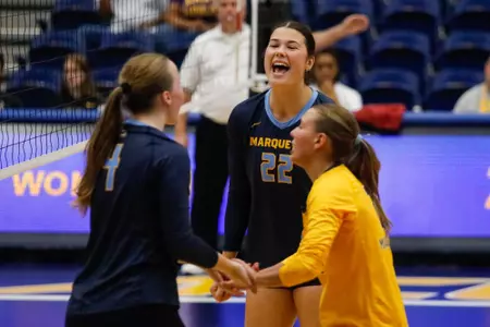 Volleyball vs. East Carolina on Sept. 21, 2024 in Pittsburgh.