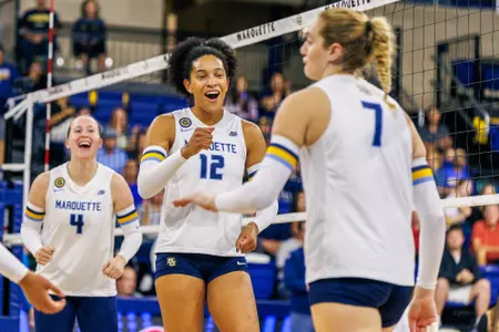 Marquette Women's Volleyball defeated the University of Connecticut 3-0 on Friday September 27, 2024 at the Al McGuire Center in Milwaukee, Wisconsin.