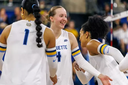 Marquette Women's Volleyball defeated the University of Connecticut 3-0 on Friday September 27, 2024 at the Al McGuire Center in Milwaukee, Wisconsin.