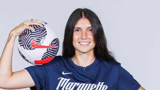 24 Tess O'Connell
Marquette Women's Soccer 2024-2025 Media Day Posed Photos, August 2nd, 2024