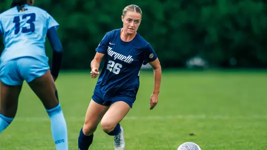 26 Brooke Bisko
Marquette Women's Soccer tied Kansas City 1-1 on Sunday, August 18, 2024 at Valley Fields in MIlwaukee, Wisconsin.