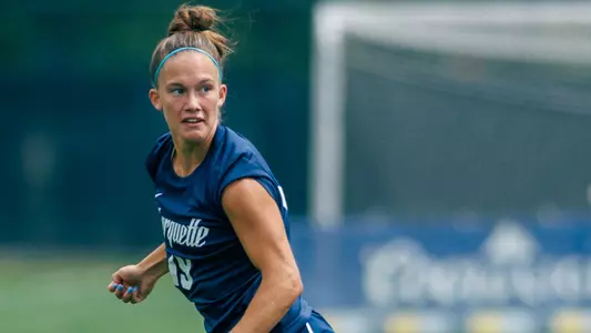 19 Rielly Chesna
Marquette Women's Soccer tied Kansas City 1-1 on Sunday, August 18, 2024 at Valley Fields in MIlwaukee, Wisconsin.