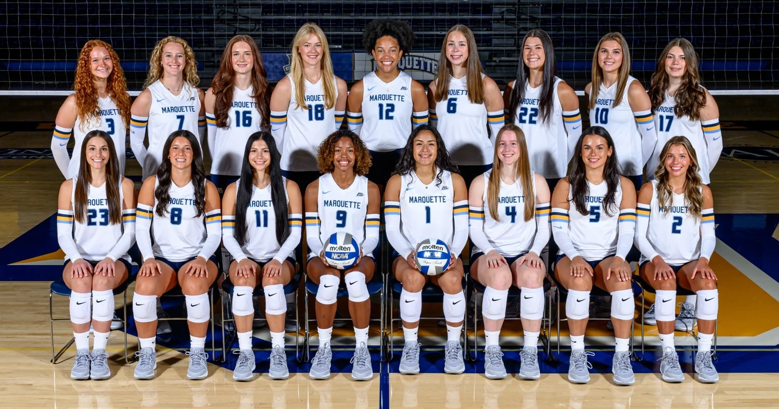 2024 Marquette University Women's Volleyball Team Photo