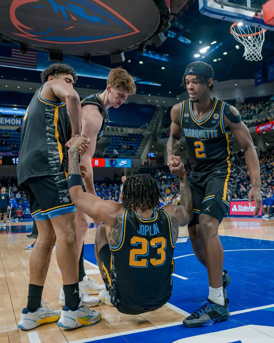 #7 Marquette Men's Basketball Defeats DePaul 85-83 on Tuesday, January 14th, 2025 at Wintrust Arena in Chicago, IL