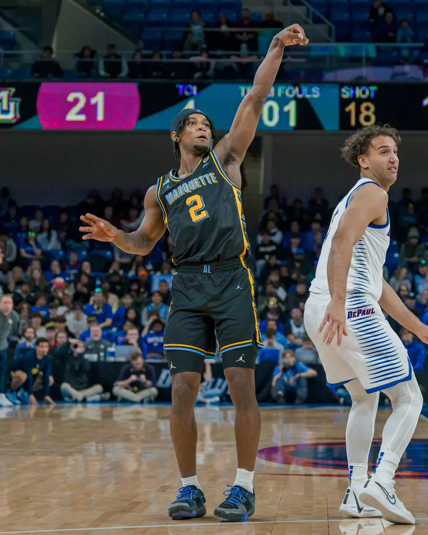 #7 Marquette Men's Basketball Defeats DePaul 85-83 on Tuesday, January 14th, 2025 at Wintrust Arena in Chicago, IL