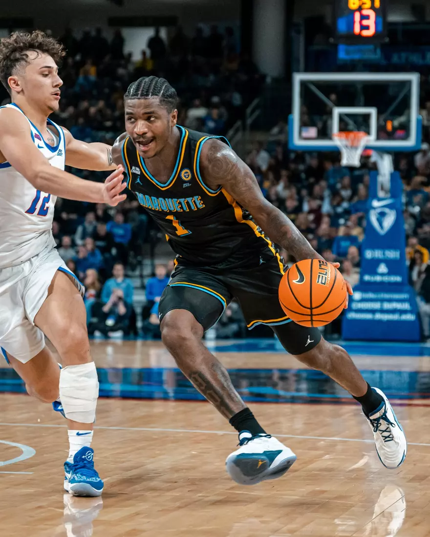 #7 Marquette Men's Basketball Defeats DePaul 85-83 on Tuesday, January 14th, 2025 at Wintrust Arena in Chicago, IL