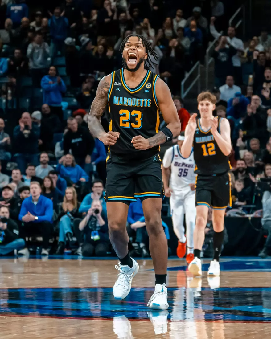 #7 Marquette Men's Basketball Defeats DePaul 85-83 on Tuesday, January 14th, 2025 at Wintrust Arena in Chicago, IL