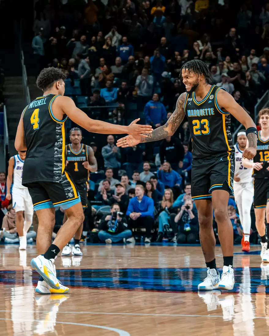 #7 Marquette Men's Basketball Defeats DePaul 85-83 on Tuesday, January 14th, 2025 at Wintrust Arena in Chicago, IL
