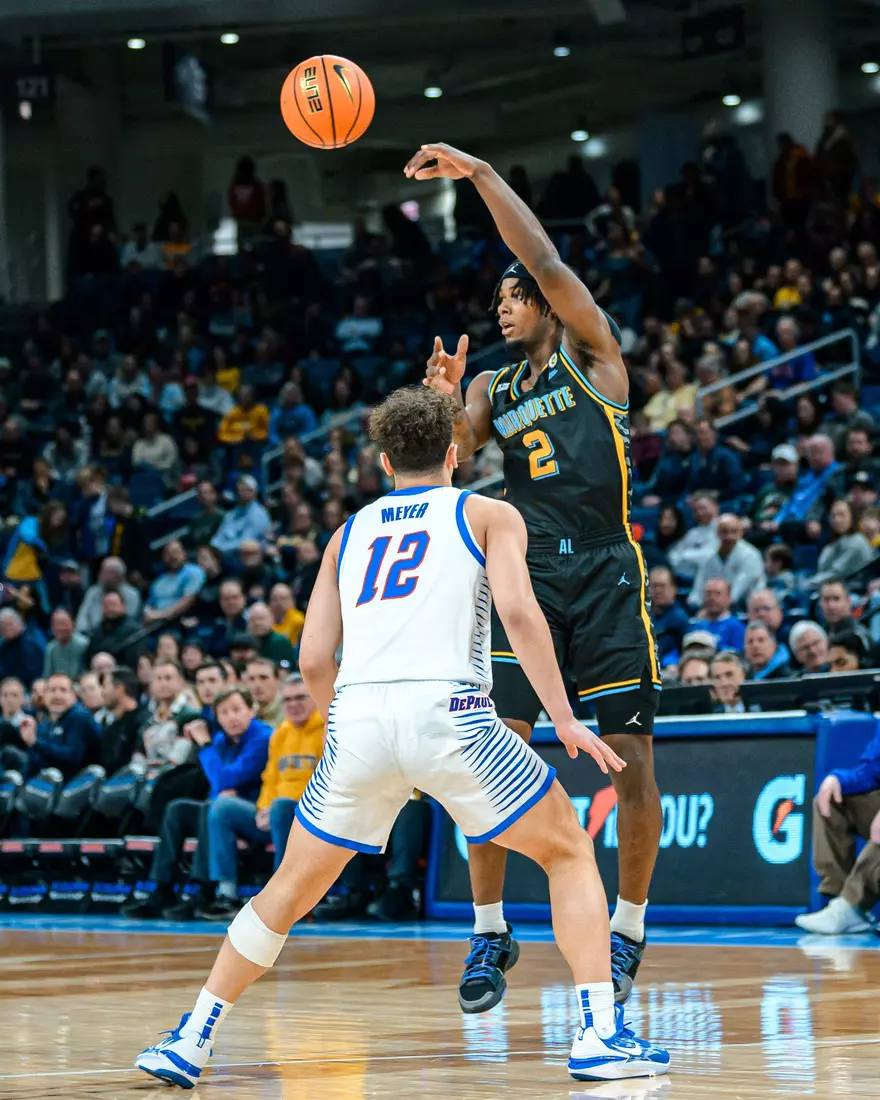 #7 Marquette Men's Basketball Defeats DePaul 85-83 on Tuesday, January 14th, 2025 at Wintrust Arena in Chicago, IL