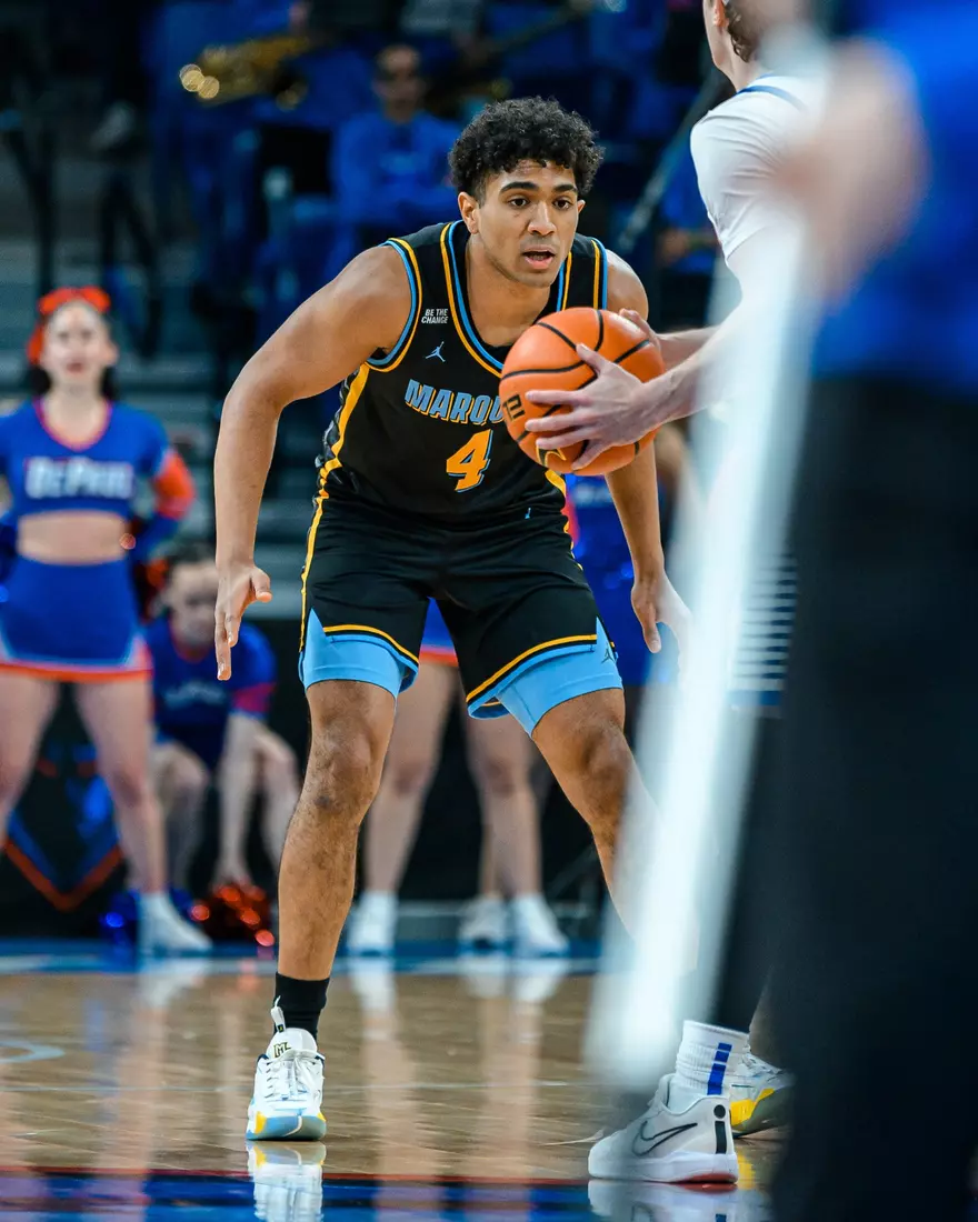 #7 Marquette Men's Basketball Defeats DePaul 85-83 on Tuesday, January 14th, 2025 at Wintrust Arena in Chicago, IL