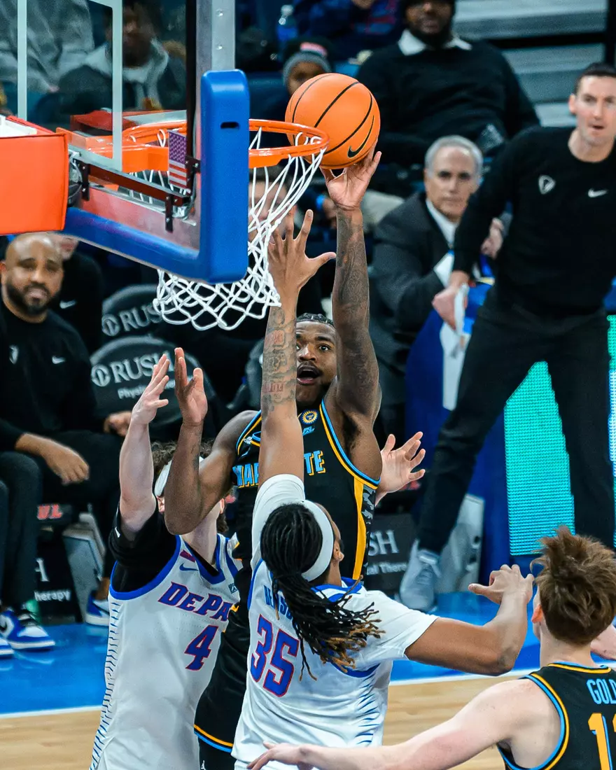 #7 Marquette Men's Basketball Defeats DePaul 85-83 on Tuesday, January 14th, 2025 at Wintrust Arena in Chicago, IL