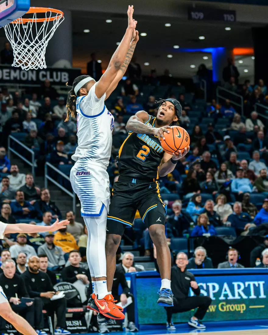 #7 Marquette Men's Basketball Defeats DePaul 85-83 on Tuesday, January 14th, 2025 at Wintrust Arena in Chicago, IL