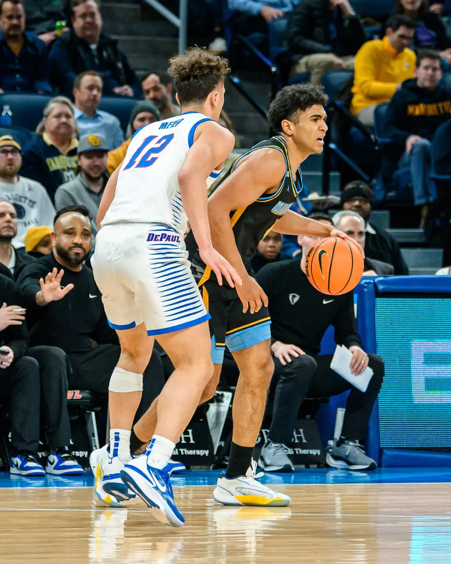 #7 Marquette Men's Basketball Defeats DePaul 85-83 on Tuesday, January 14th, 2025 at Wintrust Arena in Chicago, IL