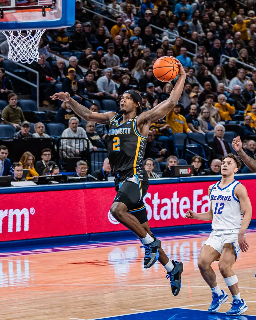 #7 Marquette Men's Basketball Defeats DePaul 85-83 on Tuesday, January 14th, 2025 at Wintrust Arena in Chicago, IL