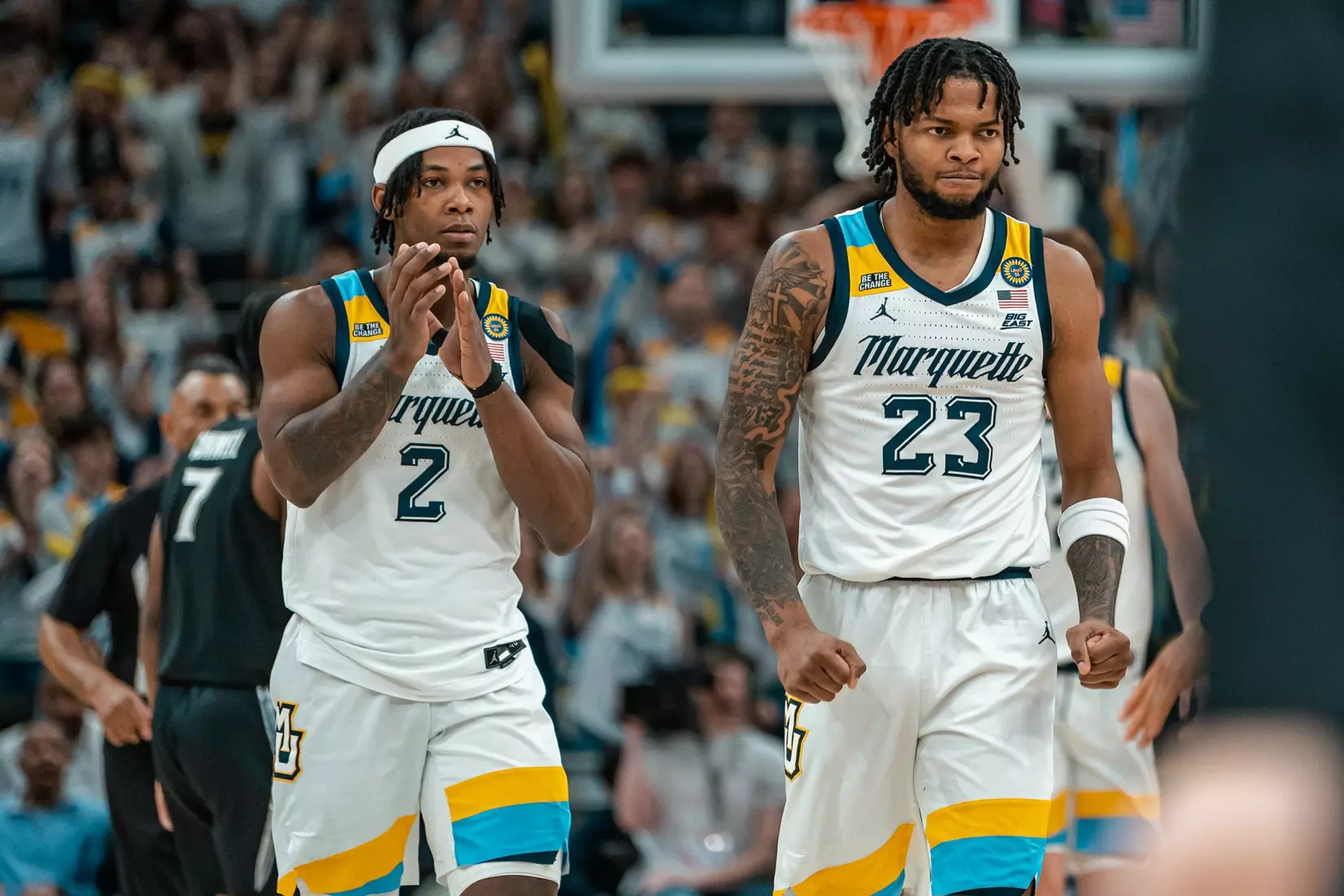 #7 Marquette Men's Basketball falls to Xavier 59-57 on Saturday, January 18th, 2025 at Fiserv Forum in Milwaukee, WI