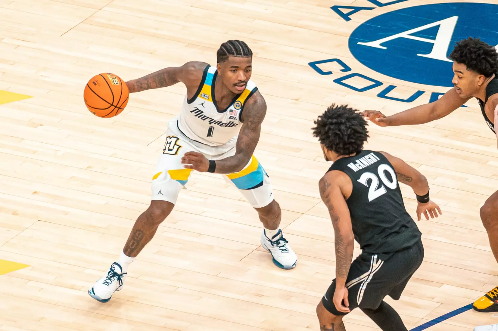 #7 Marquette Men's Basketball falls to Xavier 59-57 on Saturday, January 18th, 2025 at Fiserv Forum in Milwaukee, WI