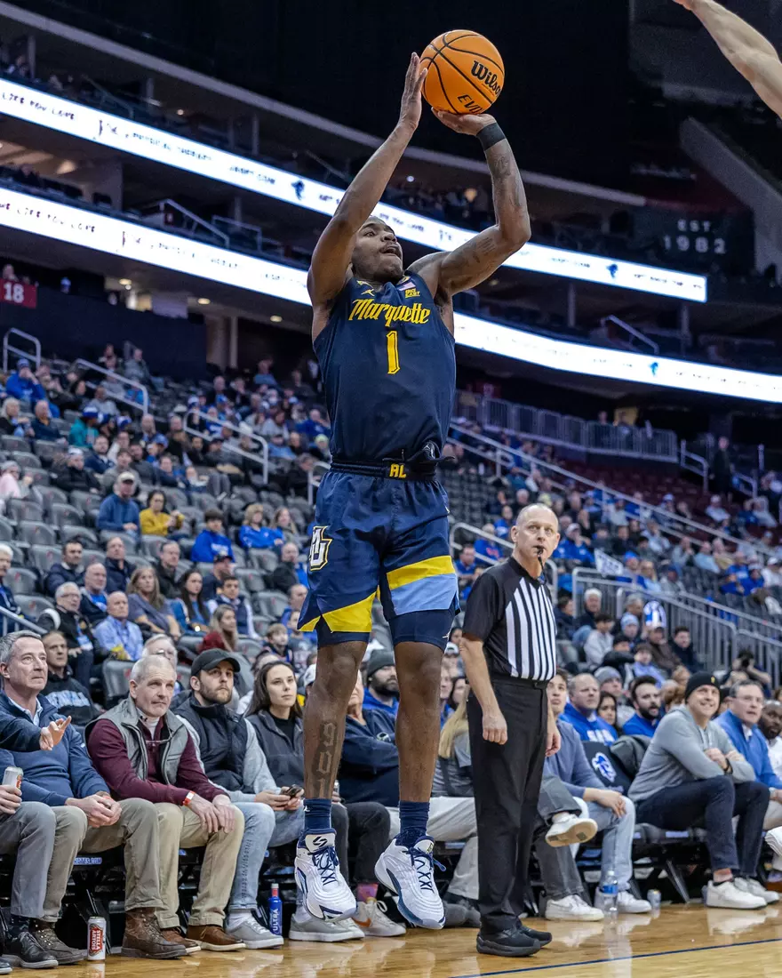 #10 Marquette Men's Basketball defeats to Seton Hall 76-59 on Tuesday, January 21st, 2025 at The Prudential Center in Newark, NJ