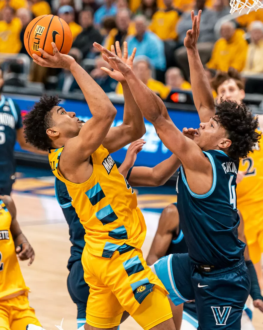#10 Marquette Men's Basketball defeats to Villanova 87-74 on Friday, January 24th, 2025 at Fiserv Forum in Milwaukee, WI