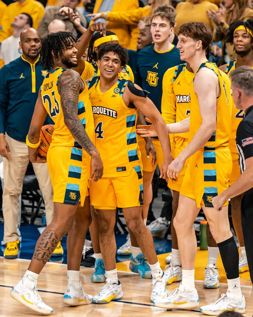 #10 Marquette Men's Basketball defeats to Villanova 87-74 on Friday, January 24th, 2025 at Fiserv Forum in Milwaukee, WI
