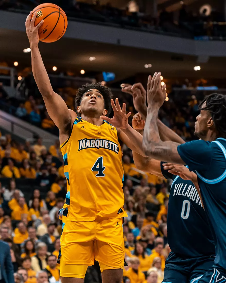 #10 Marquette Men's Basketball defeats to Villanova 87-74 on Friday, January 24th, 2025 at Fiserv Forum in Milwaukee, WI