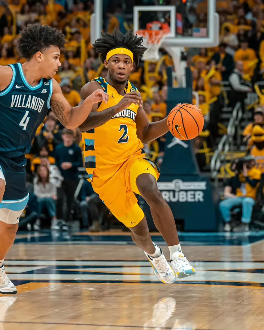 #10 Marquette Men's Basketball defeats to Villanova 87-74 on Friday, January 24th, 2025 at Fiserv Forum in Milwaukee, WI