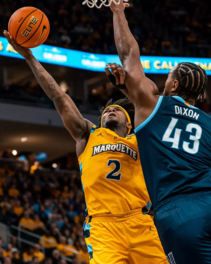#10 Marquette Men's Basketball defeats to Villanova 87-74 on Friday, January 24th, 2025 at Fiserv Forum in Milwaukee, WI