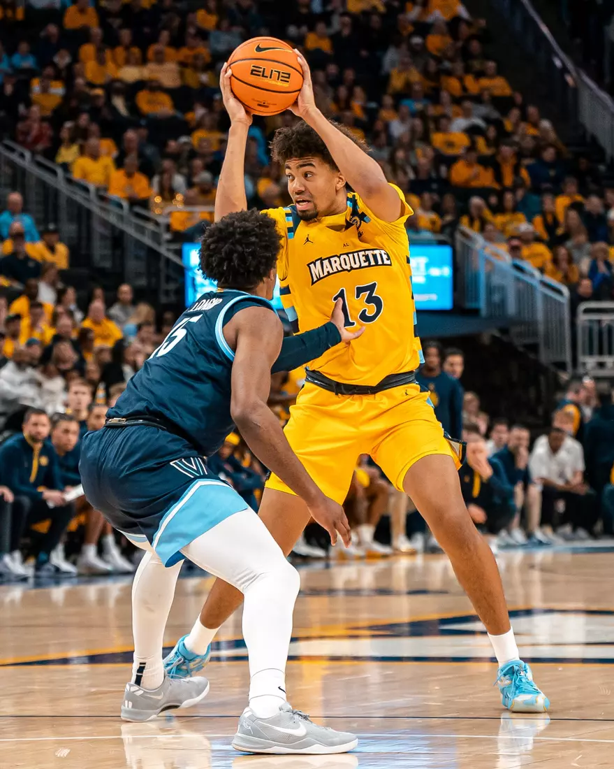 #10 Marquette Men's Basketball defeats to Villanova 87-74 on Friday, January 24th, 2025 at Fiserv Forum in Milwaukee, WI
