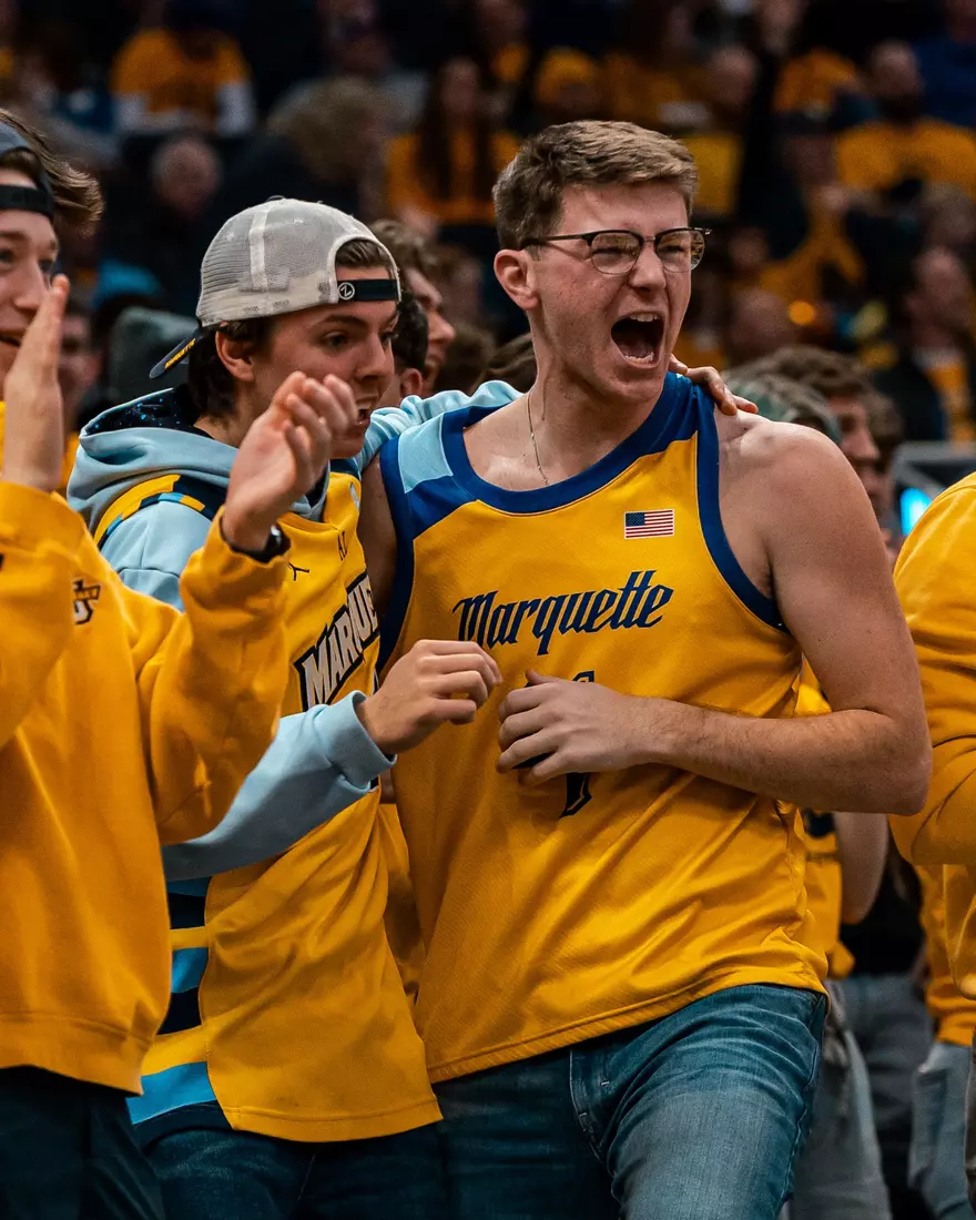 #10 Marquette Men's Basketball defeats to Villanova 87-74 on Friday, January 24th, 2025 at Fiserv Forum in Milwaukee, WI