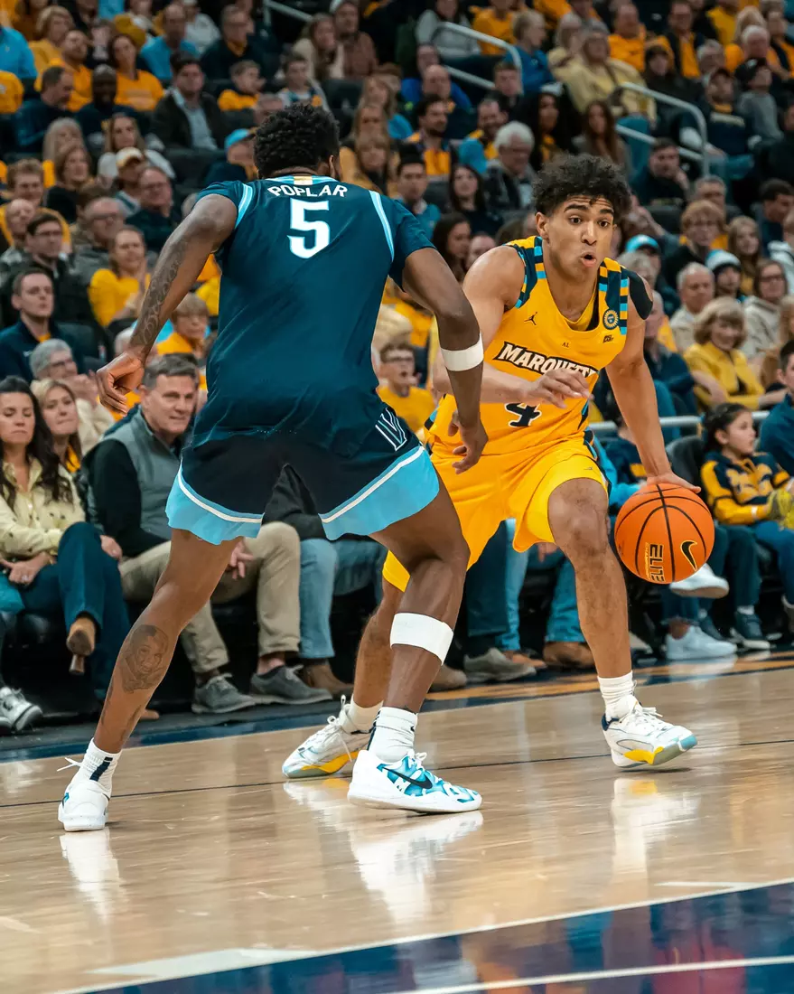 #10 Marquette Men's Basketball defeats to Villanova 87-74 on Friday, January 24th, 2025 at Fiserv Forum in Milwaukee, WI