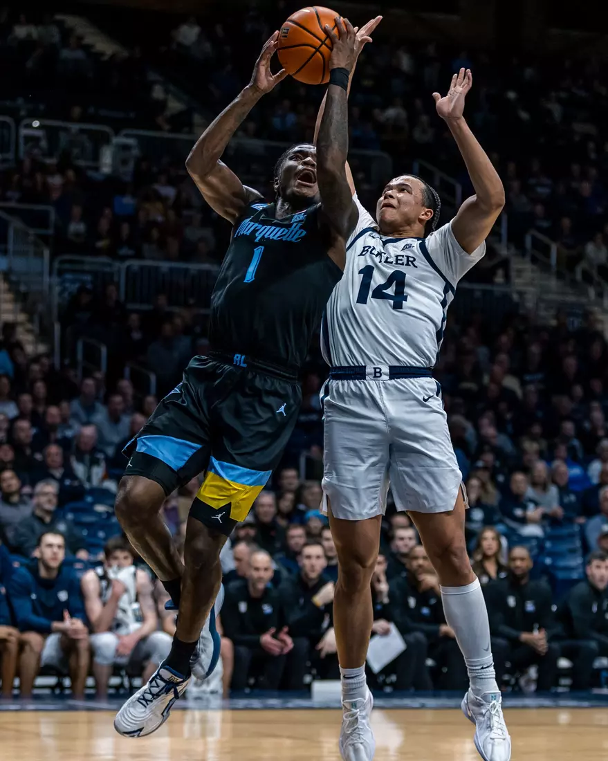 #9 Marquette Men's Basketball defeats to Butler 78-69 on Tuesday, January 28th, 2025 at Hinkle Fieldhouse in Indianapolis, IN